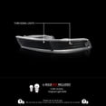thumbnail image 2 of Autozensation Compatible with Acura Integra 1994-1997, Black Housing Clear Lens Bumper Lights, L+R Pair Assembly, 2 of 5