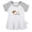 Gray Raglan Dresses, variant on iDzn C is For Coconut Funny Dresses For Baby, Newborn Babies Skirts, Infant Princess Dress, 0-24M Kids Graphic Clothes (White Sleeveless Dresses, 0-6 Months)