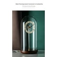 thumbnail image 5 of Table Clock Invisible Aerodynamics Clock Sitting Room Solid Wood Desk Clock Creative Tabletop Clock Pendulum Clock Decorate, 5 of 7