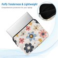 thumbnail image 2 of FORMRS 13-13.3 inch Laptop Sleeve Case Soft Carrying Quilted Computer Bag Cover, Beige Retro Flower, 2 of 7