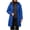 Winter Jackets for women plus size-Blue, variant on Jackets for Women Plus Size Women's Solid Color Long-sleeved Hooded Fashion Padded Jacket Parka Jacket Puffer Black*Friday/Cyber*Monday Blue S