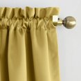 thumbnail image 2 of Sun Zero Barrow Energy Efficient Rod Pocket Curtain Panel, 54" x 63"-1, Flax Yellow, 2 of 5
