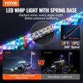 thumbnail image 3 of STAWAY 3FT LED Whip Light with Remote & App Control, 300 Colors, Waterproof, for UTVs, ATVs, Motorcycles - Perfect for Off-Road Adventures, 3 of 9
