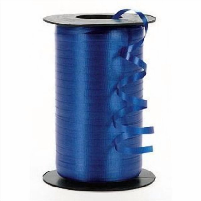 Loftus International Navy Blue 3/16 Inch Curling Ribbon 500YD Spool, Navy Blue