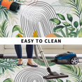 thumbnail image 4 of Tropical Summer Outdoor Rug 5x7 Ft, Non Slip Washable Area Rug, Boho Palm Leaves Botanical Watercolor Patio Rugs Carpet Runner, Large Floor Mat for Indoor/Outdoor Deck Porch Camping, 4 of 8