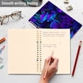 thumbnail image 4 of FORMRS 1-Subject Spiral Notebook 8" x 5" College Ruled 60 Refillable Sheet A5 Hard Cover, 2 Pack, Night Mushrooms Pattern, 4 of 7