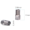 thumbnail image 3 of Mosiee 2Pcs 140/155Cm Bike Hydraulic Disc Brake Hose Olive Insert Set For Bh59 For Bh90, 3 of 7