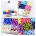 thumbnail image 4 of BEADCEST 3600Ud Material De Arcilla Seguro Y Resistente Para Manualidades Coloridas Para Collares Pulseras, 4 of 6