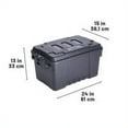 thumbnail image 4 of Estbridg Sportsman Trunk  Black  Small  56-Quart Lockable Storage Box, 4 of 8