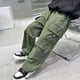 thumbnail image 4 of Pantalones largos para niños, de color liso, para exteriores, versátiles, sanitarios, pantalones acampanados, pantalones casuales, pantalones de poliéster a la moda para niños., 4 of 4