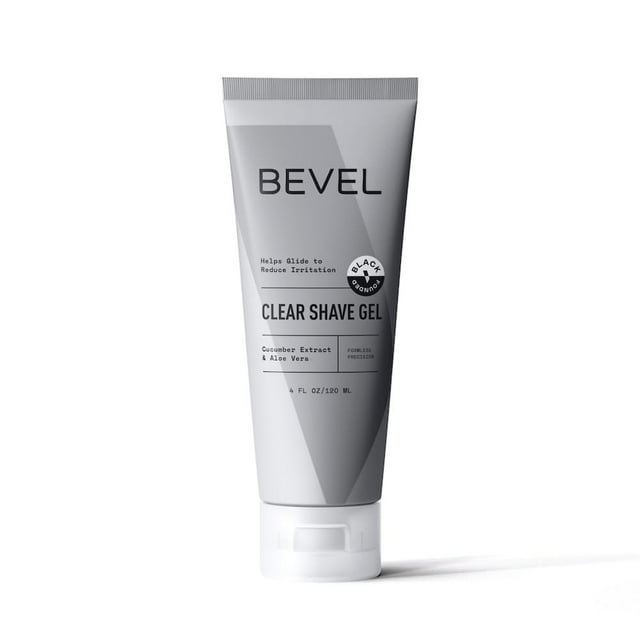 Bevel Essentials Gel de afeitado transparente para hombres Gel de afeitado transparente para detalles y bordes precisos con aloe vera y extracto de pepino para calmar la piel y prevenir golpes de afei
