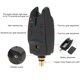 thumbnail image 2 of Ndcxsfigh Campana Con Alarma Picadura Pez LED Aparejos Pesca Carpa Ajustables en (negro), 2 of 9