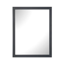 Ove Decors Tahoe 28" x 36" Framed Wall Mirror in Dark Charcoal