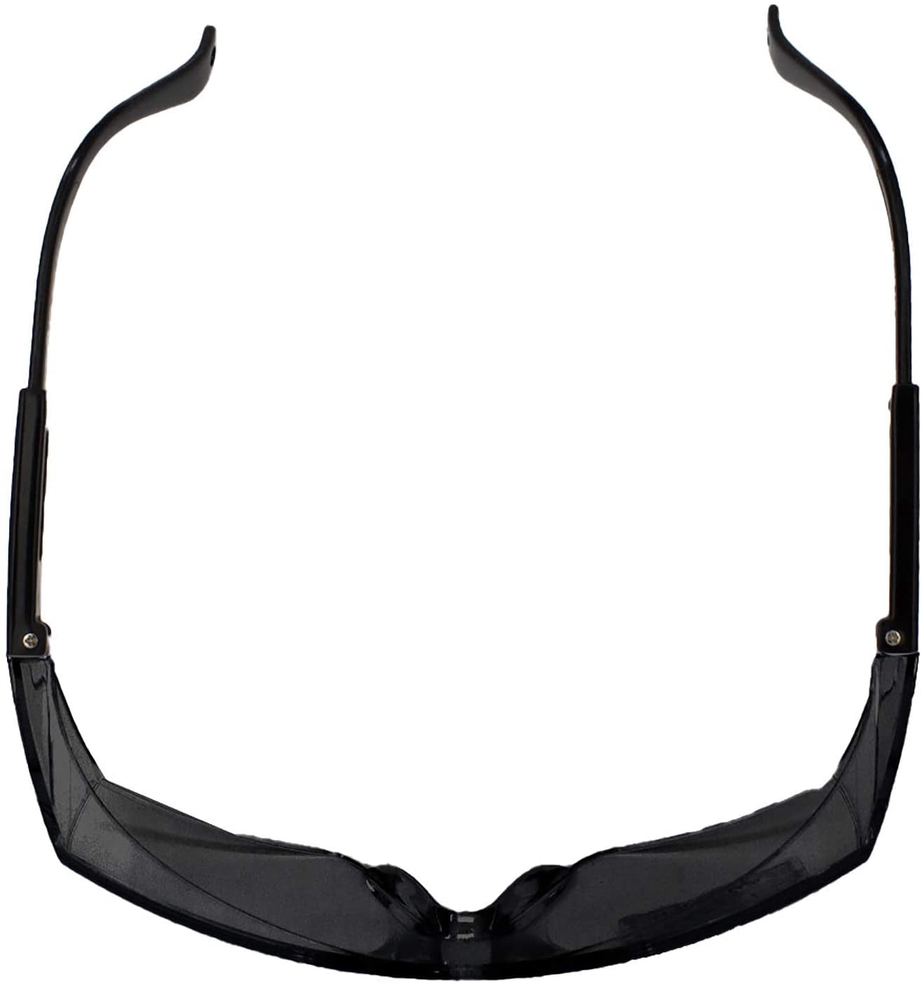 Zayaan Health Boxer Safety Glasses, Black Lens Black Temple For Men and Women, Anti Scratch & Fog (Pack of 144)