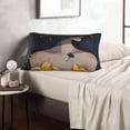 thumbnail image 6 of Salouo Elegant Lady With Hat Print Print Pillow Case Cover,Wrinkle-Free Bed Pillow Cover Pack of 1 Home Decor Fade-Resistant and Stain-Resistant ,Pillows Not Included -14"x20", 6 of 8