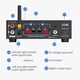 thumbnail image 4 of Amplificador De Potencia Estéreo, Amplificador Digital HIFI 50WX2RMS Con Entrada Coaxial USB AUX De 2.1 Canales Para El De Sonido De Karaoke De Cine En Casa, 4 of 7