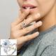 thumbnail image 1 of Anillos para mujer, regalos para mujer Ansiedad Mujer Girasol Giratorio Abierto Alivia Ansiedad Estrés un anillo, 1 of 2