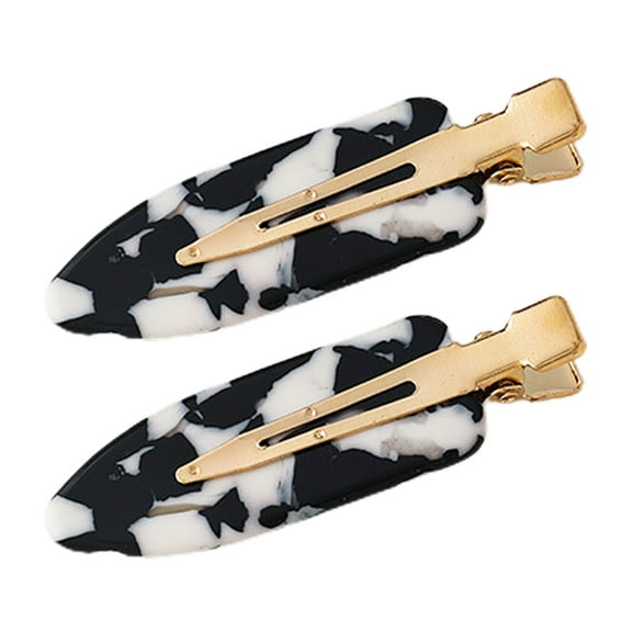 Womens Hair Barrettes Cellulose Acetate Barrettes Small French Barrettes For Thin Hairstyle:style4;