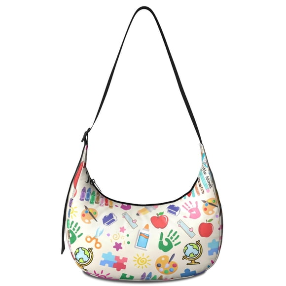 Sac Bandoulière Réglable pour Enseignante Léger en Nylon Cadeaux Maman Fête des Mères Petit Sac à Main pour Femmes Voyage Extérieur