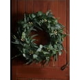 thumbnail image 5 of Guvpev 24" Olive & Eucalyptus Wreath for Front Door, Artificial Spring Door Wreath with Berries, Faux Green Fake Greenery Encalyptus Wreath for Wall Window Indoors Outdoor Farmhouse Home Decor, 5 of 10