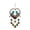 Multicolor B, variant on Heart Shaped Acrylic Wind Chime With Metal Bells - Couple Blue Birds Floral Hanging Ornament for Outdoor Indoor Wall Window Garden Patio Decor, 15.7x7.9 Inches