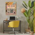 thumbnail image 3 of Stupell Industries Eclectic Fall Book Shop Facade Gold Floating Frame Canvas Art, 25 x 31, by The Prints Vibe, 3 of 8