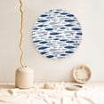 thumbnail image 5 of Cauagu Blue Fish Print Bone China Decorative Plate, Wall Mount Plate Holiday Decor Decorative Ceramic Plates with Stand Elegant Household Plates Decorative-10in, 5 of 6