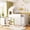 White, variant on Harper & Bright Designs Twin House Loft Bed with Roof and Roll-Out Desk Desk, Wooden Twin Loft Bed Frame with Drawers and Cabinets for Boys Girls, Space Saving Loft Bed, Beige