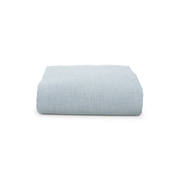 Ralph Lauren Cotton Chambray Fitted Sheet in Workshirt Chambray King