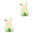 thumbnail image 1 of Inteprter 5 uds. De piezas de madera de conejo, decoraciones de Pascua, estilo Simple, manualidades para álbum de recortes, accesorios de JM01169 2Conjunto, 1 of 6