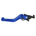 thumbnail image 3 of 1 Pair CNC Aluminum Motorcycle Scooter Modification Double Disc Brake Lever Blue, 3 of 5