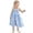 A-Light Blue70, variant on Bobifish Toddler Girls Casual Dresses Thin Spaghetti Strap Smocked Top Daises Striped Woven Dress Outdoor Photo Casual Sundress