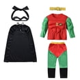 thumbnail image 4 of Disfraz de superhéroe Hulk, Capitán América, para niño y niña, traje musculoso de Spiderman, para Halloween, carnaval, fiesta de cumpleaños, 4 of 4