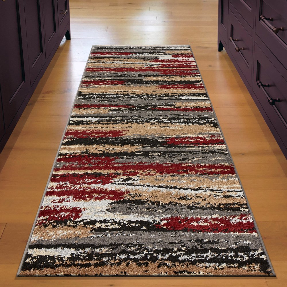 LR Home Infinity 2 Ft. 1 In. x 7 Ft. 5 In. Warm Multicolor Abstract