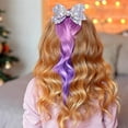 thumbnail image 2 of Kids Hair Extensions with Hair Clips Braided Hair Extension for Girls Wig Hair Extension 6 Pcs, 2 of 5