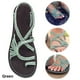 thumbnail image 5 of Sandalias Vestir Bohemias Cuerda Planas Cómodas Puntera Abierta para Mujer, 5 of 9