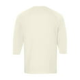 thumbnail image 4 of T Shirts for Man Casual Henley Neck Long Sleeve Button Down Tops Comfortable Loose Fit Solid Color Relaxation Men's Shirts Beige L, 4 of 6