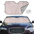 thumbnail image 2 of Haiem Cute Rabbit Car Windshield Sun Shade - Blocks UV Rays Sun Visor Protector, Sunshade to Keep Your Vehicle Cool, Universal Fit SUV Van Sedan-, 2 of 7
