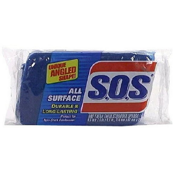 Clorox S.O.S. All Surface Scrubber Sponge 1 ea (Pack of 6)