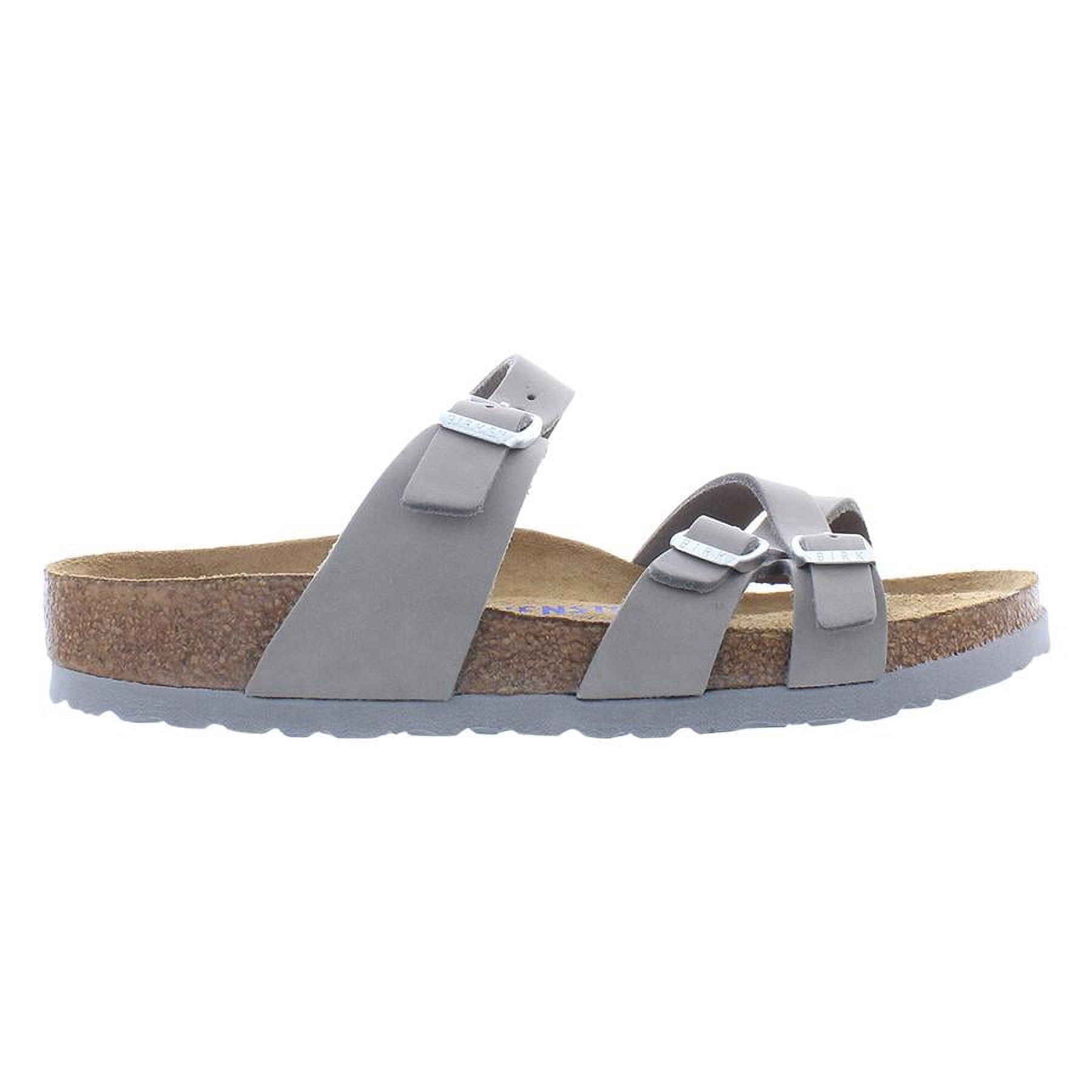 Birkenstock Franca Narrow Unisex Shoes Size 4, Color: Dove Gray