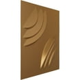 thumbnail image 2 of Ekena Millwork 11 7/8"W x 11 7/8"H Artisan EnduraWall Decorative 3D Wall Panel, Bright Coat Gold (Covers 0.98 Sq. Ft.), 2 of 6