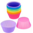 thumbnail image 5 of Pack of 12 Reusable Silicone Baking Molds, 5 of 5