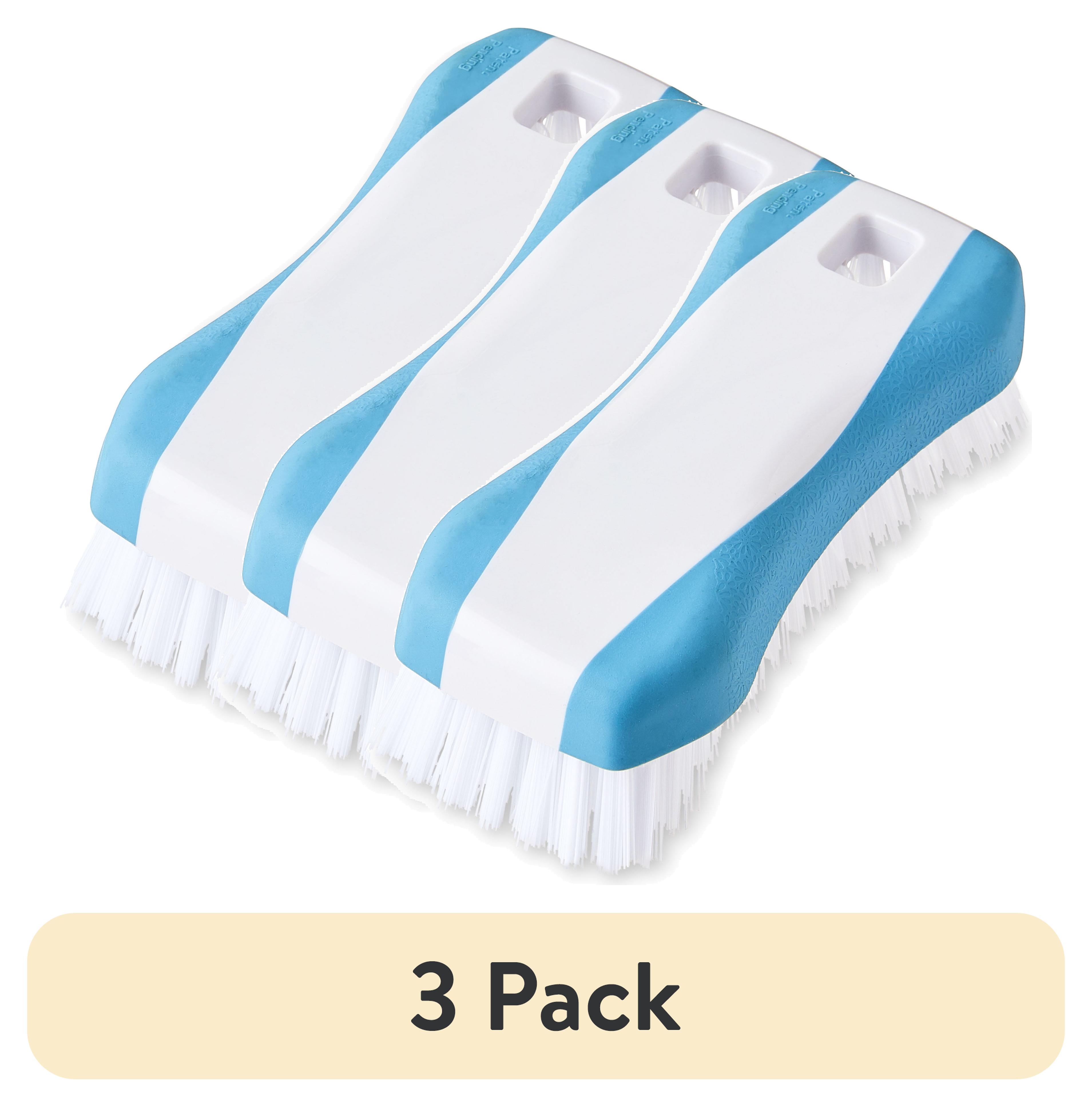 Great Value Bar Scrub Brush, Stiff Nylon Bristles, 3-Pack