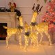 thumbnail image 2 of 1PC Christmas Iron Reindeer Elk Led Light Holiday Shopping Mall Shop Window Decoration Deer Lamp Ornaments Decor for Home, 2 of 5