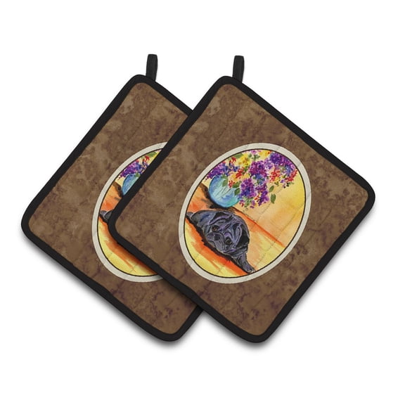 Pug Pair of Pot Holders
