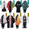 thumbnail image 2 of Demon Slayer Anime Kimetsu No Yaiba Tanjirou Kamado Nezuko Cosplay mujeres y hombres conjuntos de disfraces de Cosplay para niños xuanjing unisex, 2 of 2
