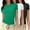 Z1-Green-A, variant on 3 Pack Short Sleeve Crop Tops Jr Womens Teen Girls Fashion Y2k Tight Shirt Crew Neck Outfit Slim Fitted Thermal Basic Tee Cute Athletic Layering Juniors Tops Khaki M