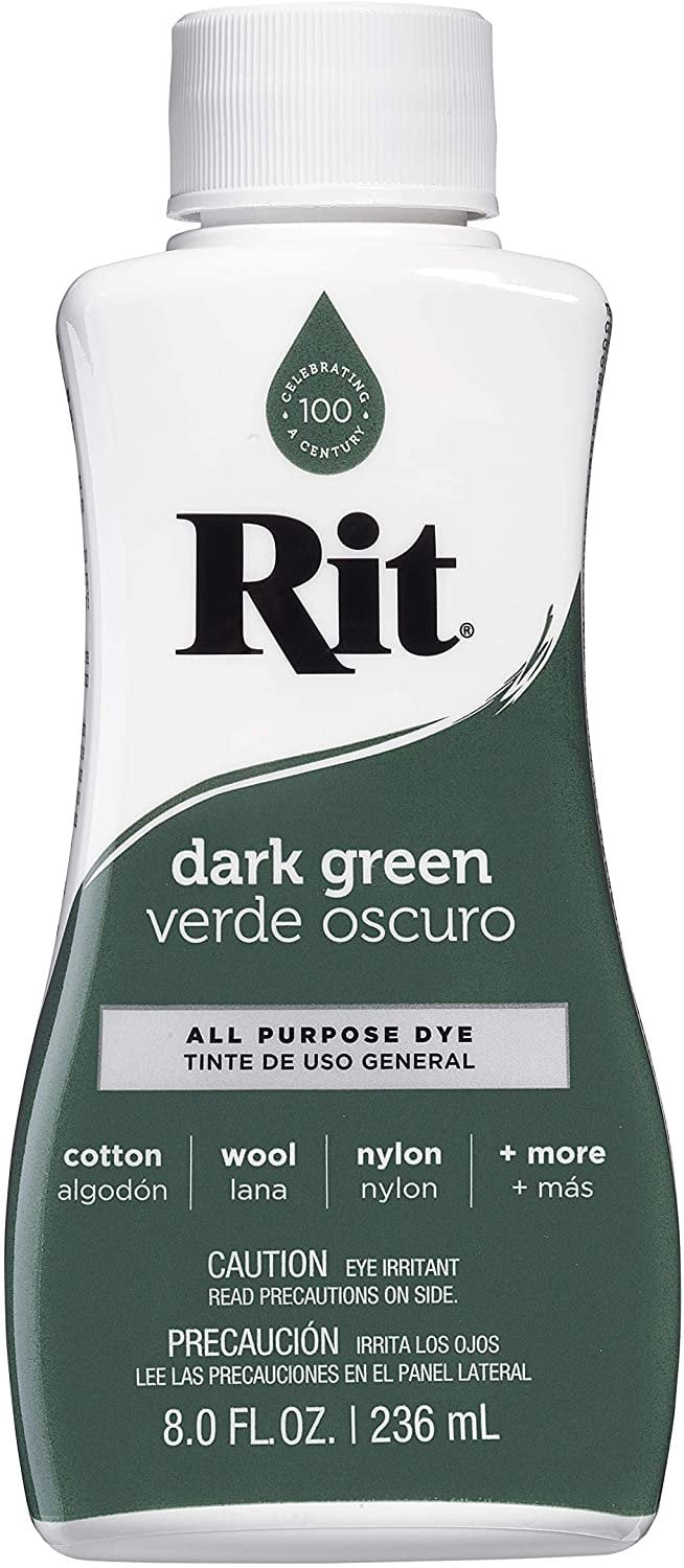 All-Purpose Liquid Dye, 8 Fluid Ounce Dark Green