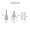 thumbnail image 5 of YAYA Mini Mani Baby Nail Kit, Includes Nail Clipper, Nail Scissors & (3) Nail File, 5 of 5