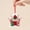 Beige, variant on Plastic Gingerbread House Christmas Ornaments Set Soft Style Mini Hanging Pendants for Xmas Tree Holiday Party Decor, Shatterproof Festive Home Display with Strings